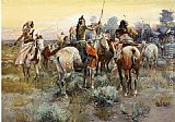 Charles Marion Russell The Truce painting